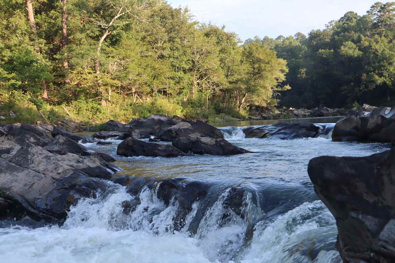 The Cossatot Fall, located about 5 miles from Mama Gaia's, but a 25 minute drive as you will drive up the mountains!

Here you can enjoy swimming, fishing, and site seeing!