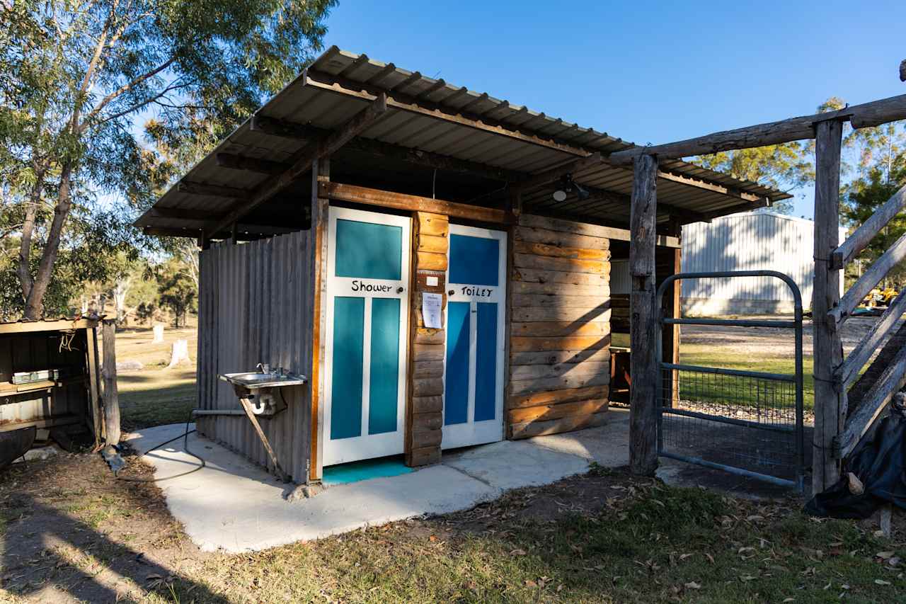 Showers and toilet