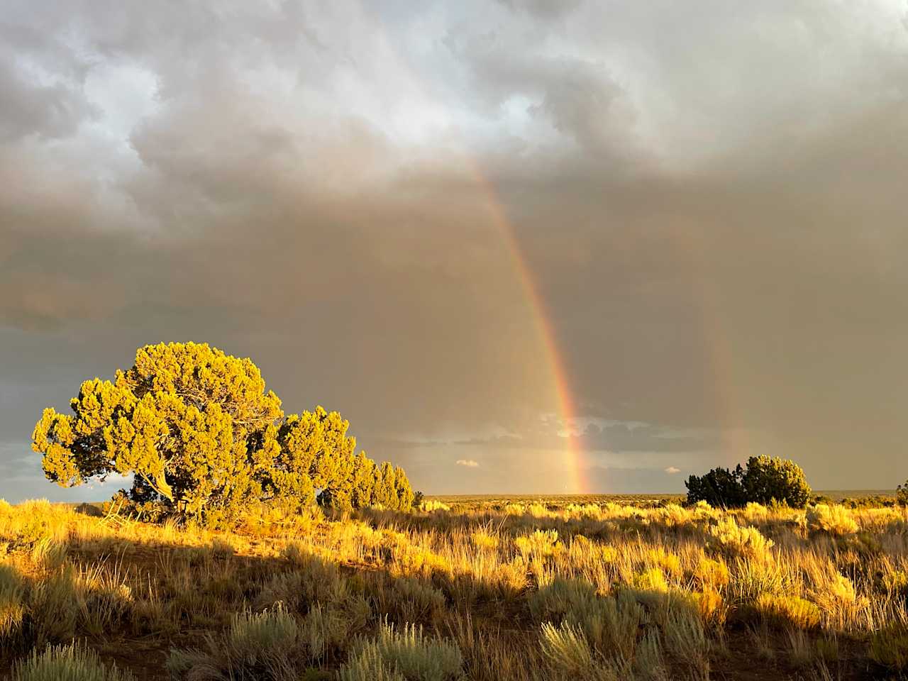 Rainbow after thunderstorm