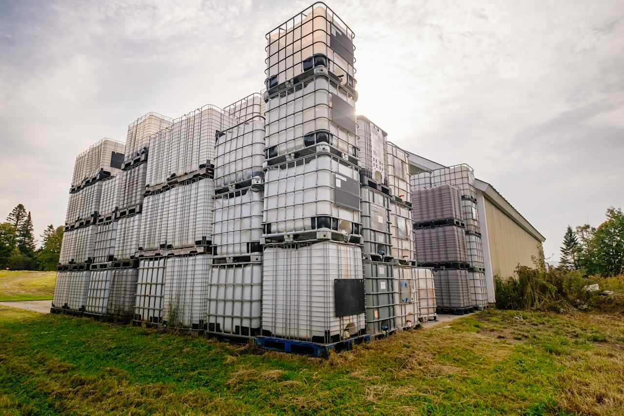 Juice tanks ready for harvest!