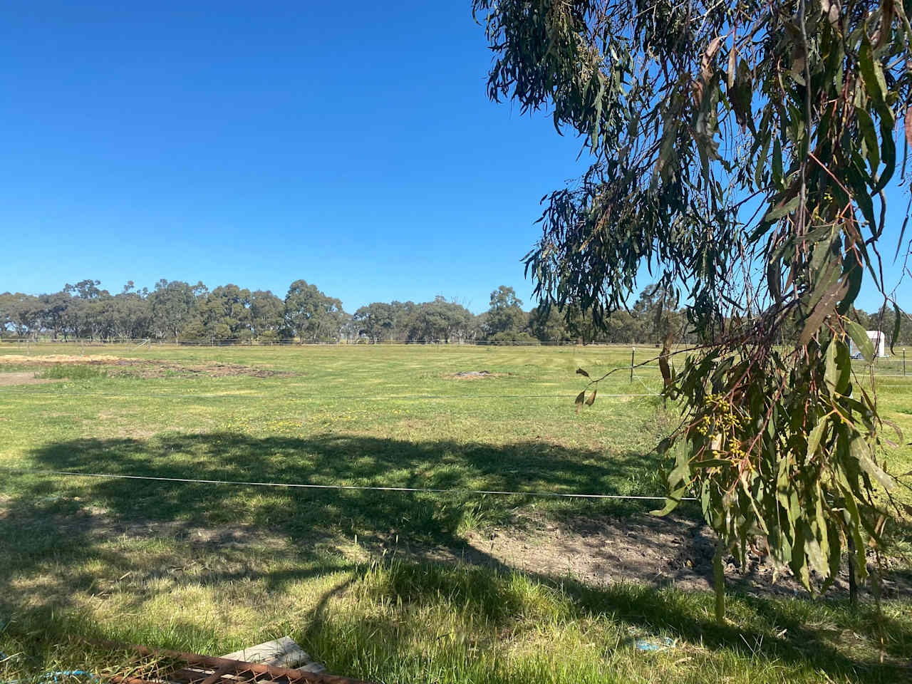 Camp area facing the river 