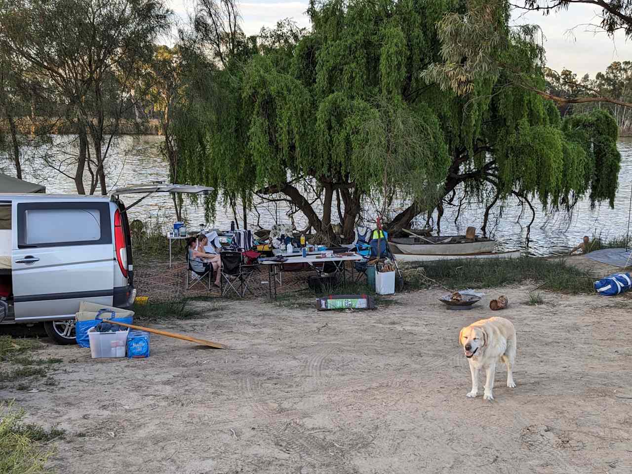 Secluded exclusive river campsite