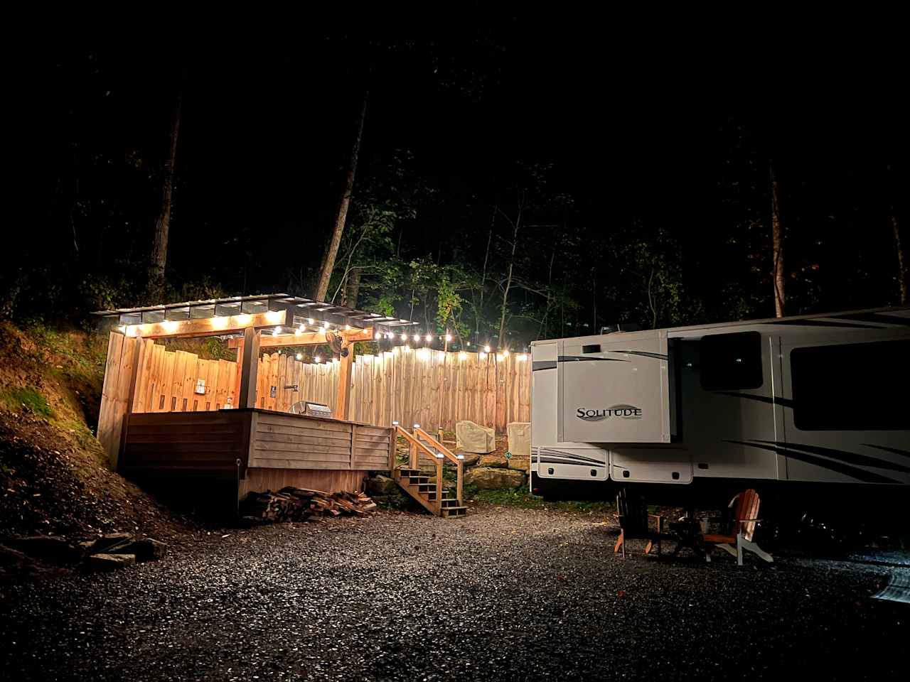 Asheville Area Luxury Solo RV'ing