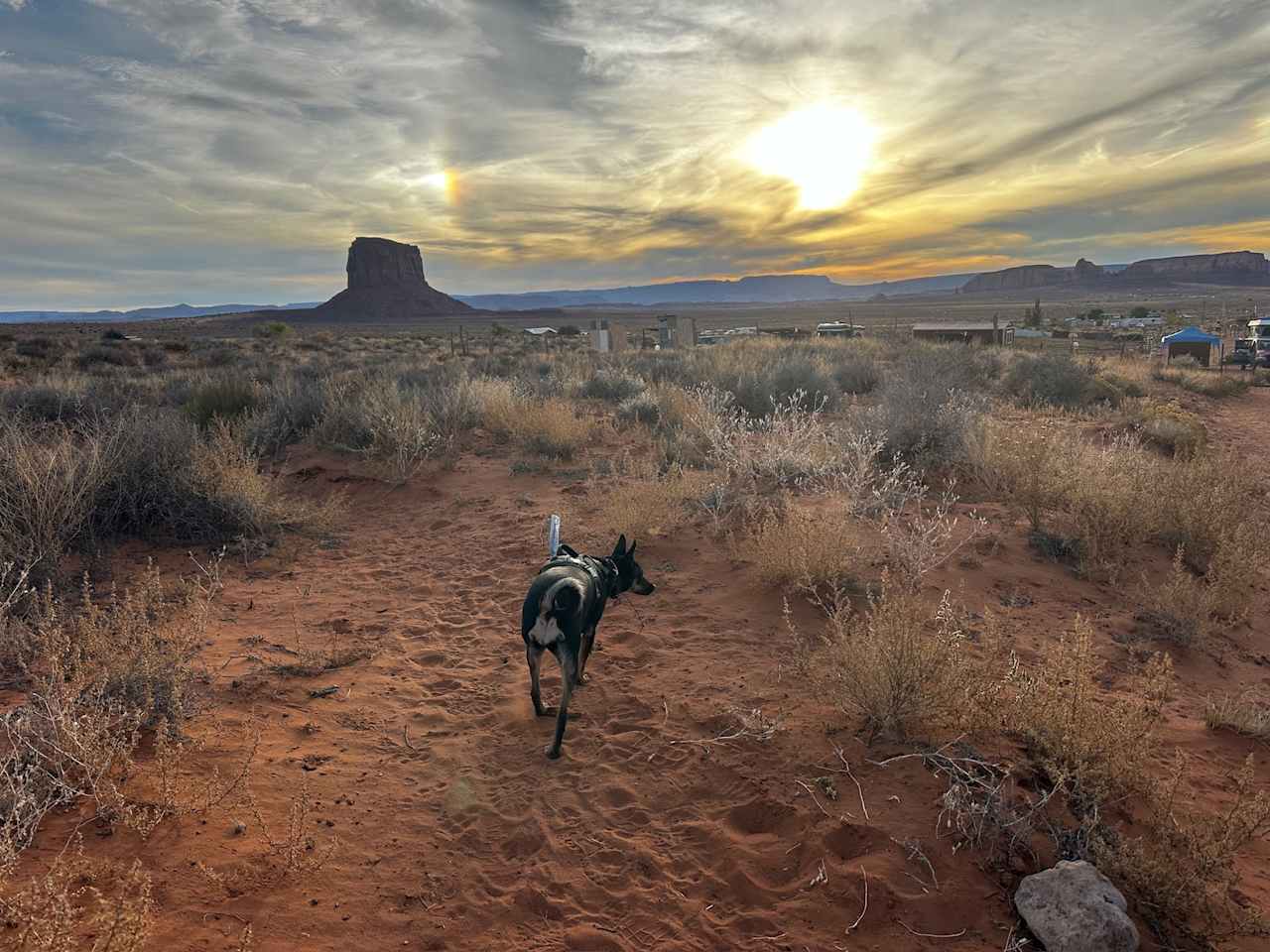 Sunrise camping