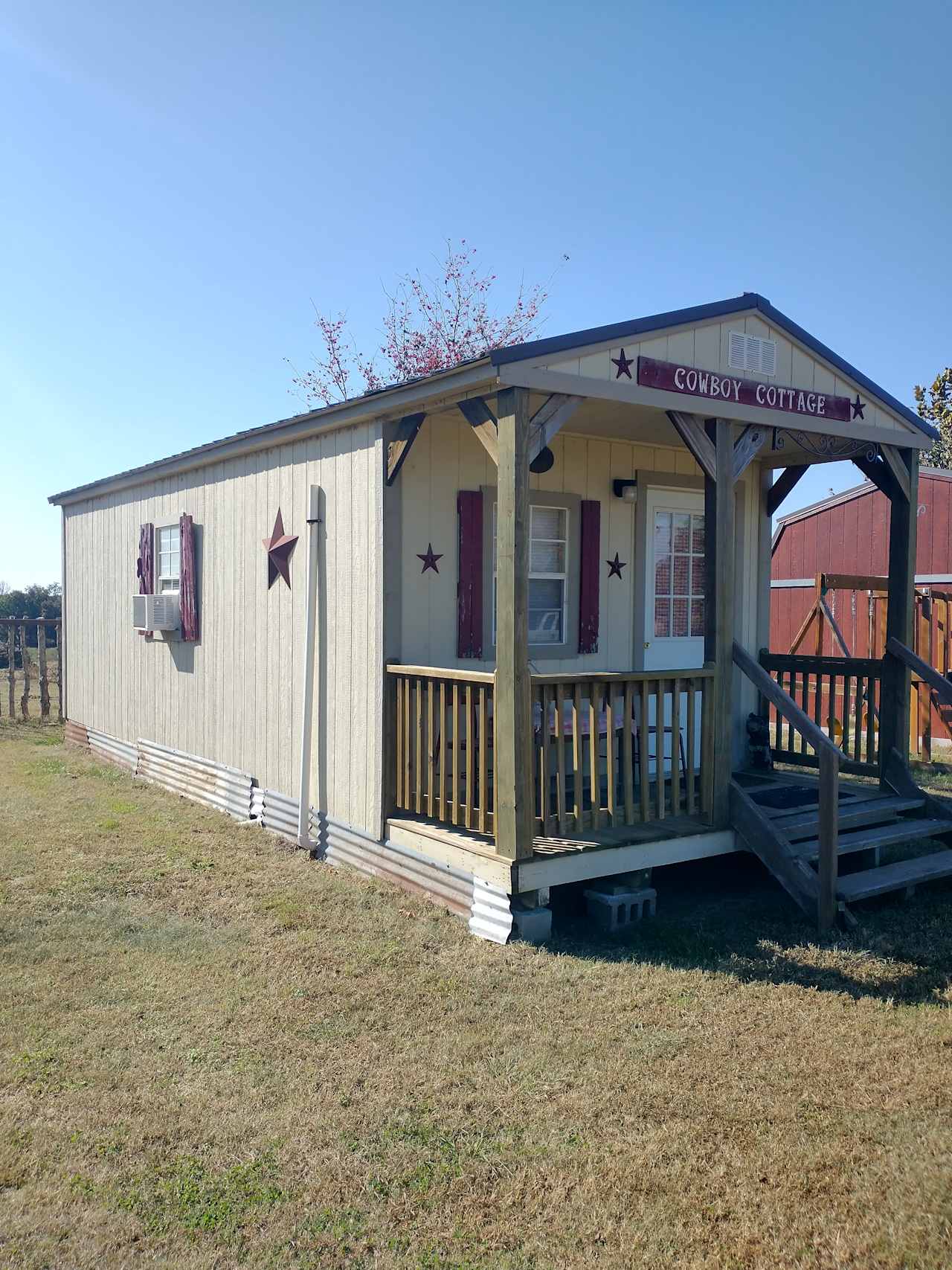 The Cowboy Cottage is great for couples. 