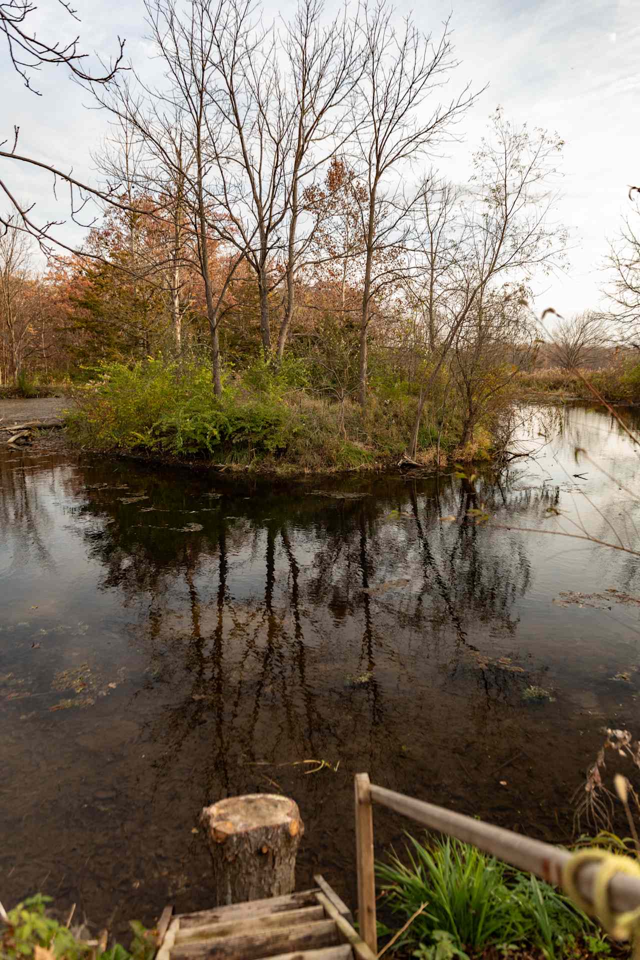 The nearby lake which you can canoe or kayak on