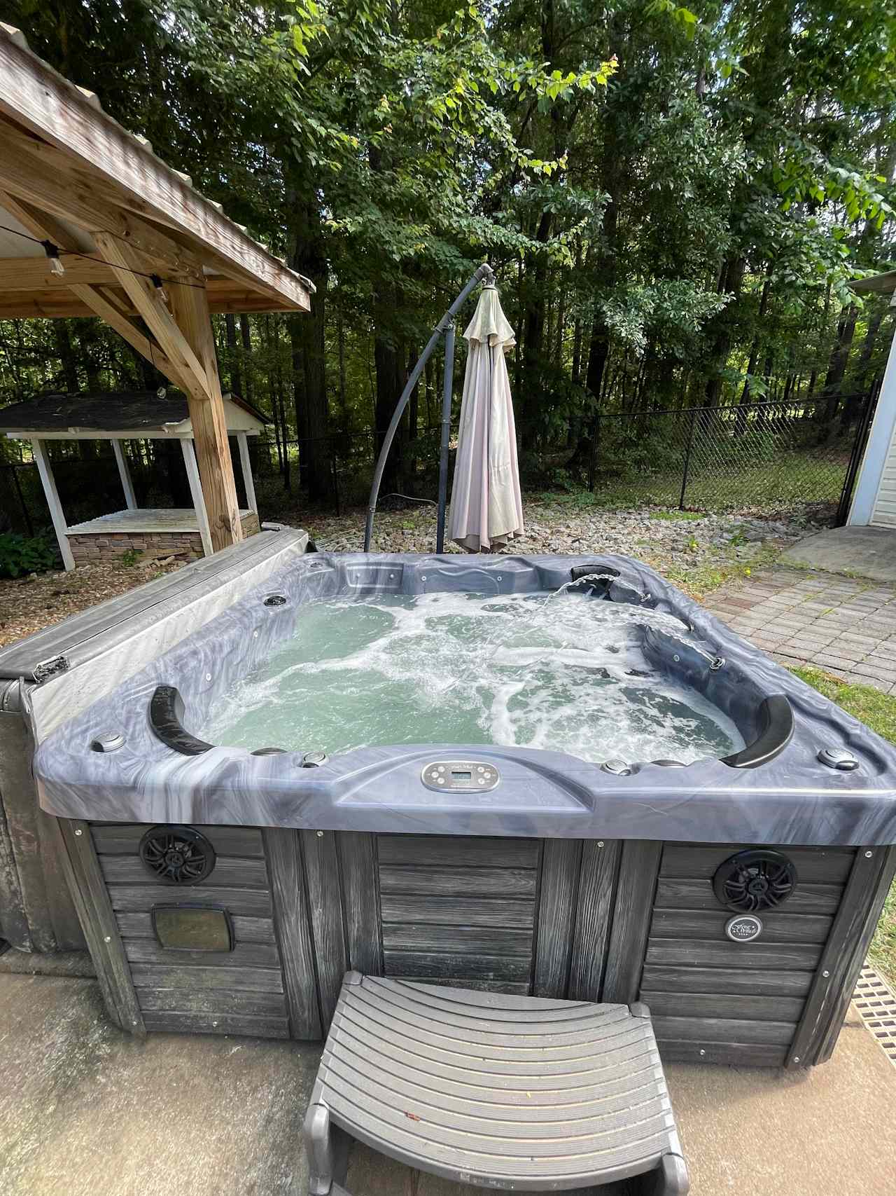 Hot tub.