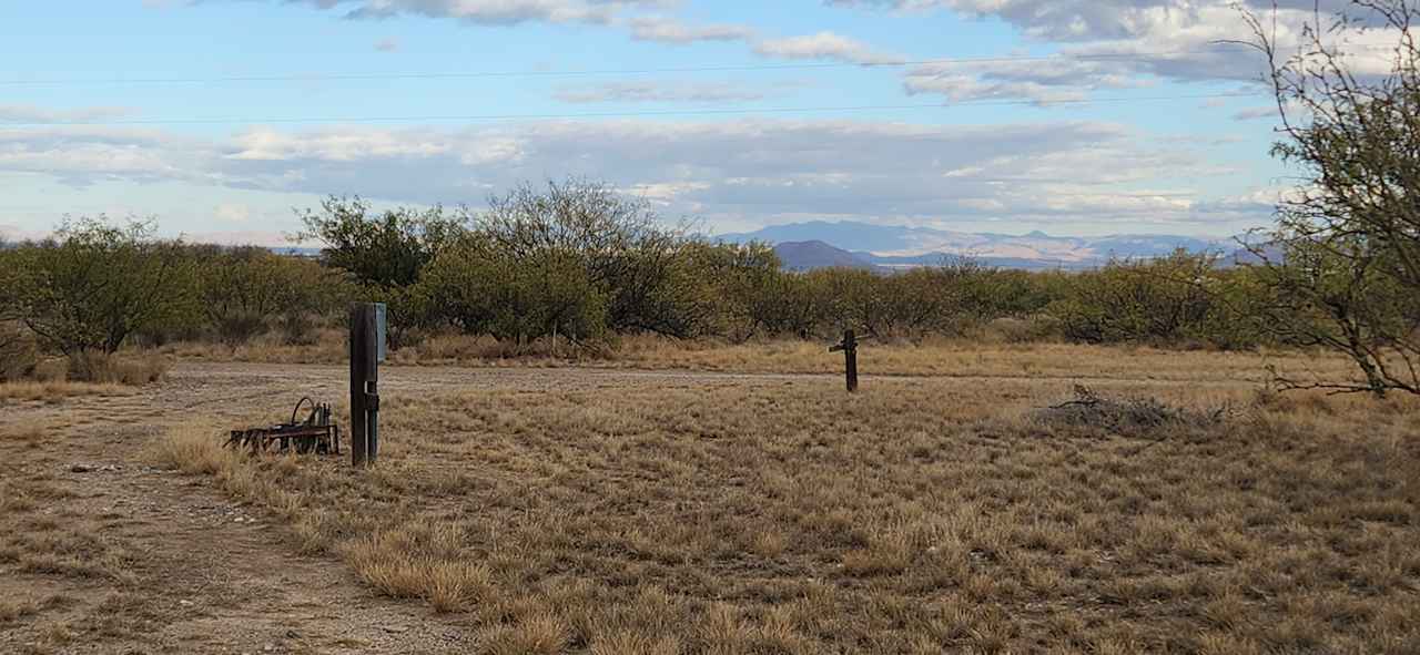 view of the Chirichuas from campsite