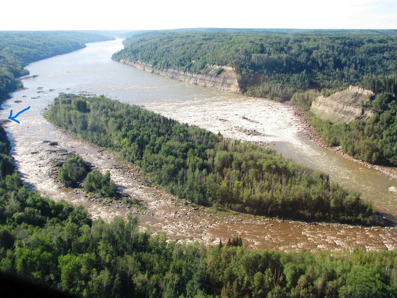 Grand Rapids. Athabasca River
