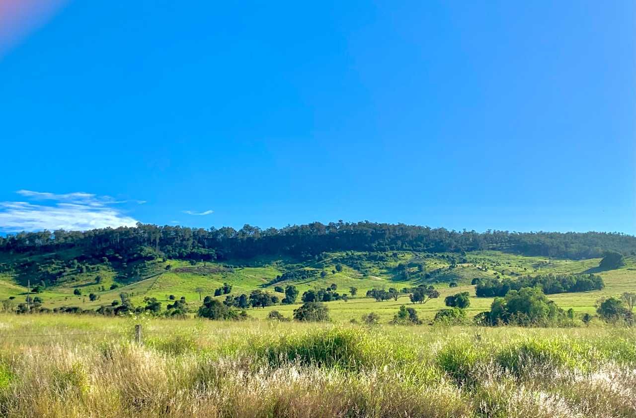 Mundowran Range view from campsite 