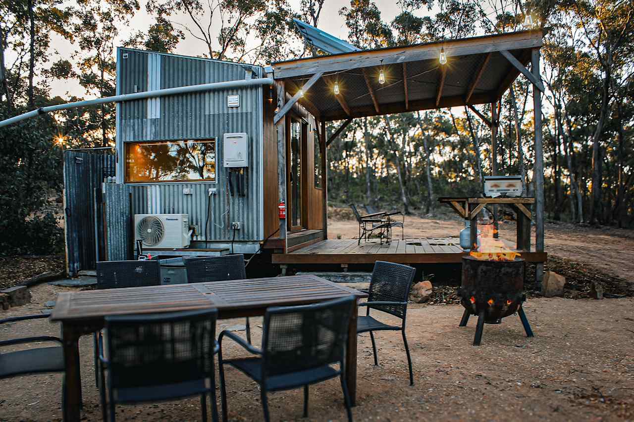 Relax in the majesty of the eucalypts amongst the transportive sound of bird song
