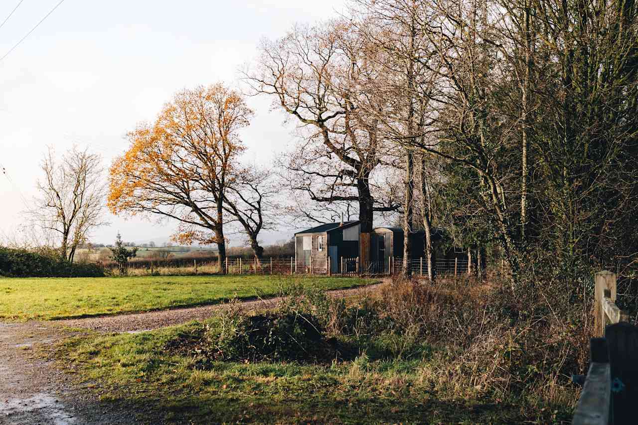 The Shack from the gate