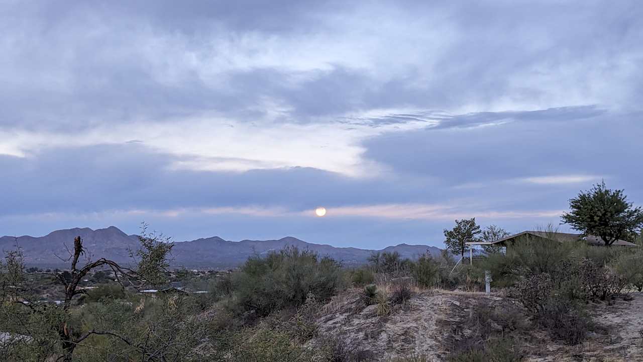 Site viewed from opposite side of lot