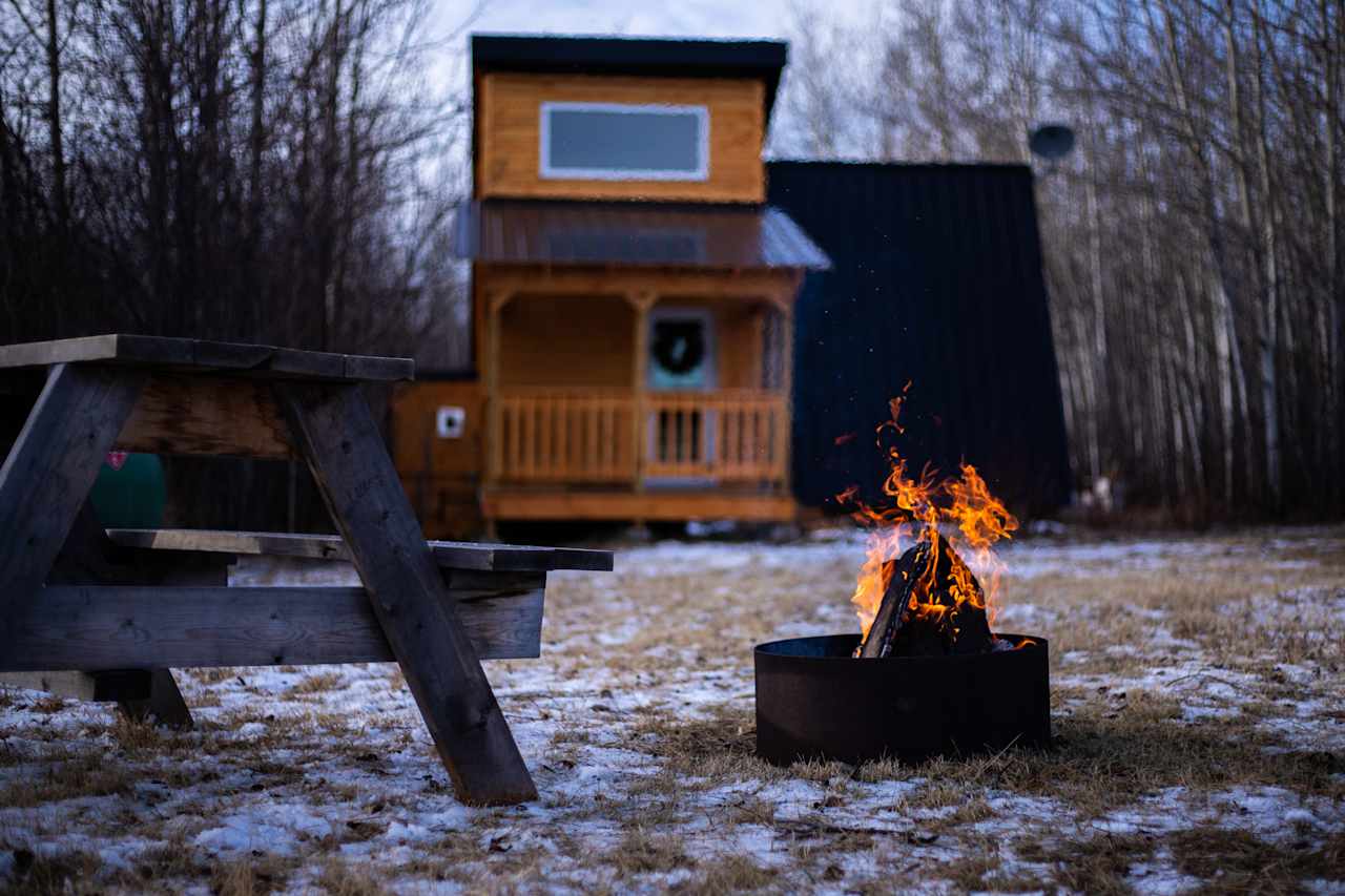 Fire pit area