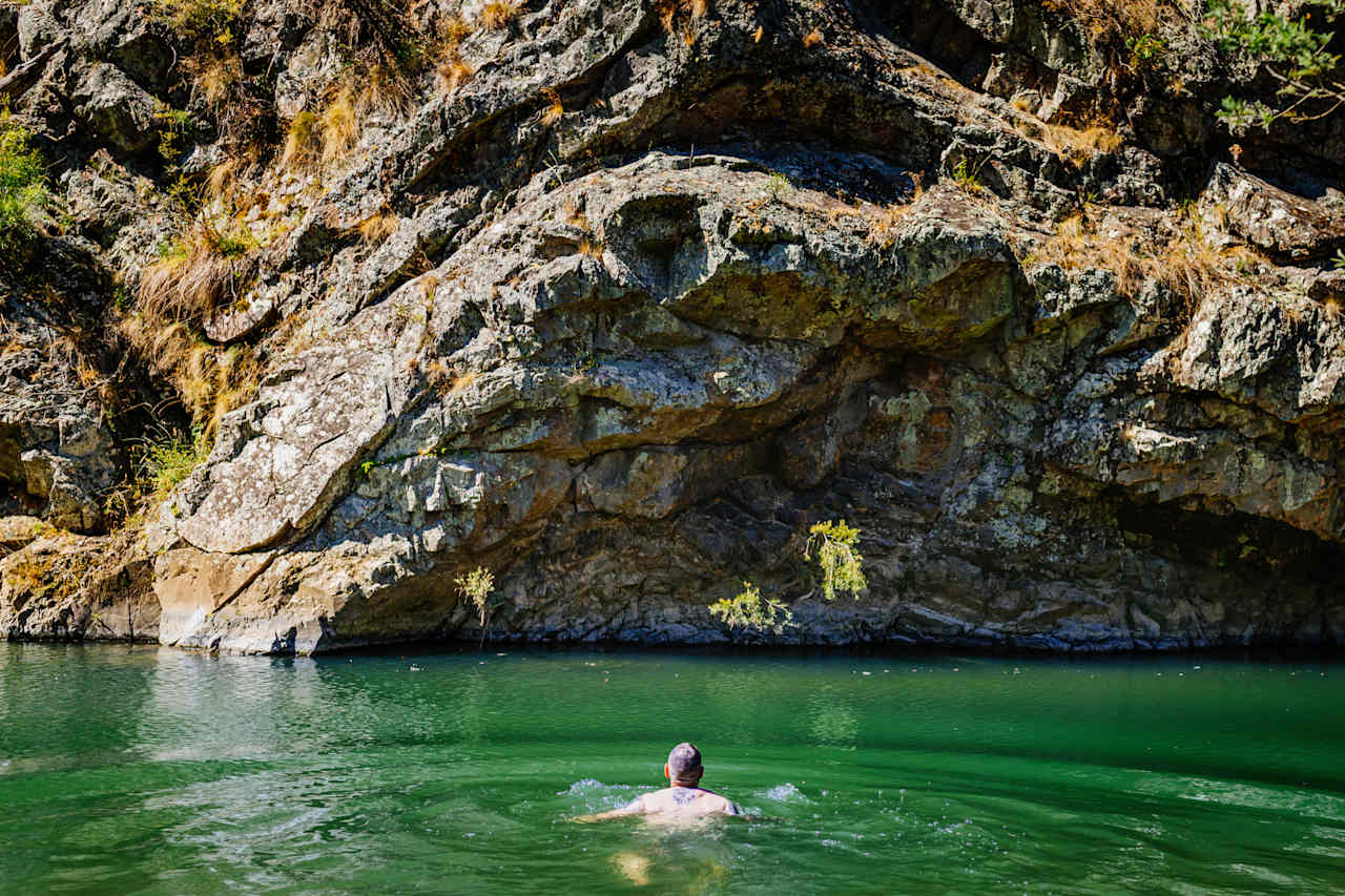 Cant' beat a good swimming hole on a hot summers day