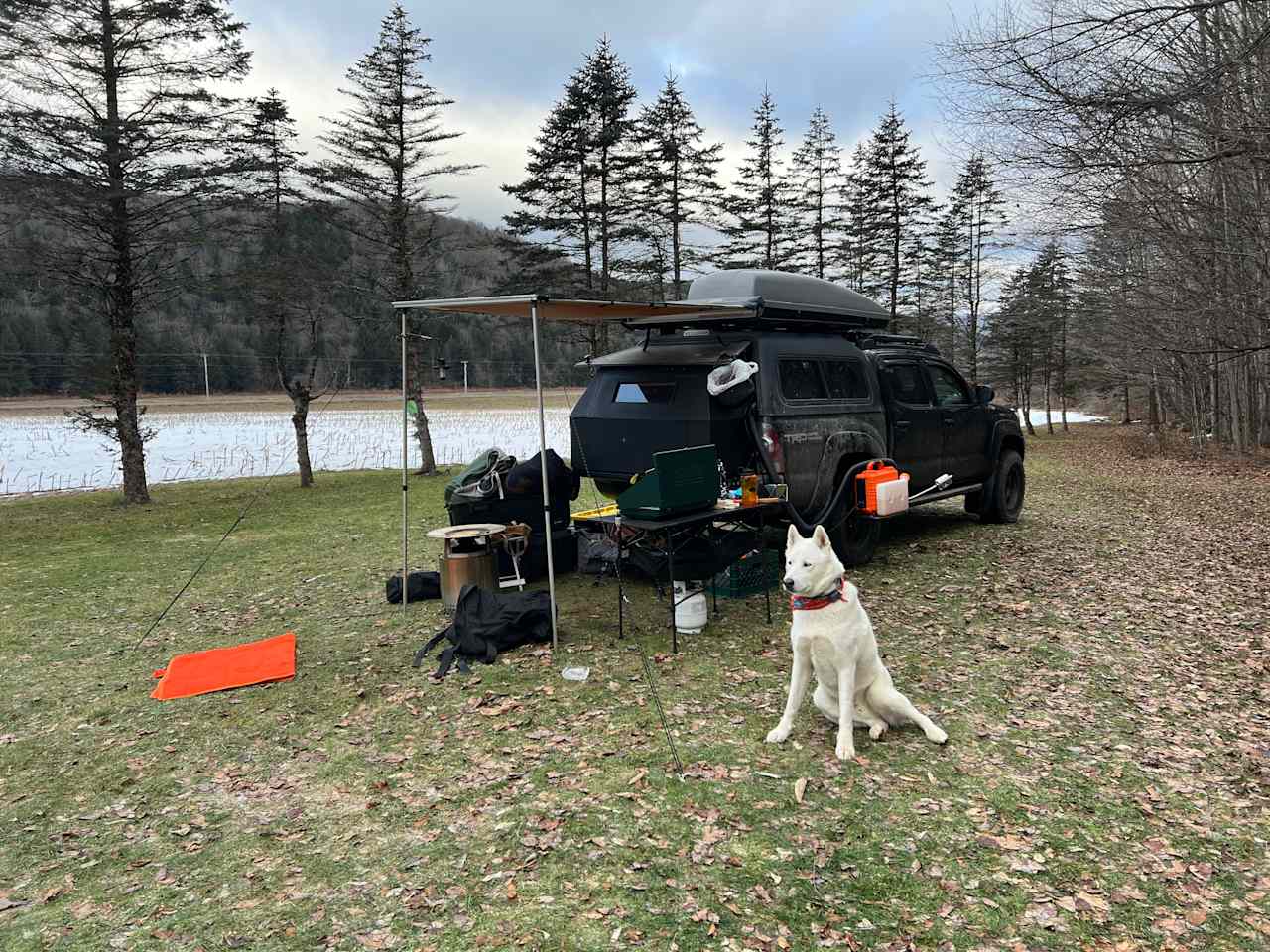 Camp Granville woods field valley 