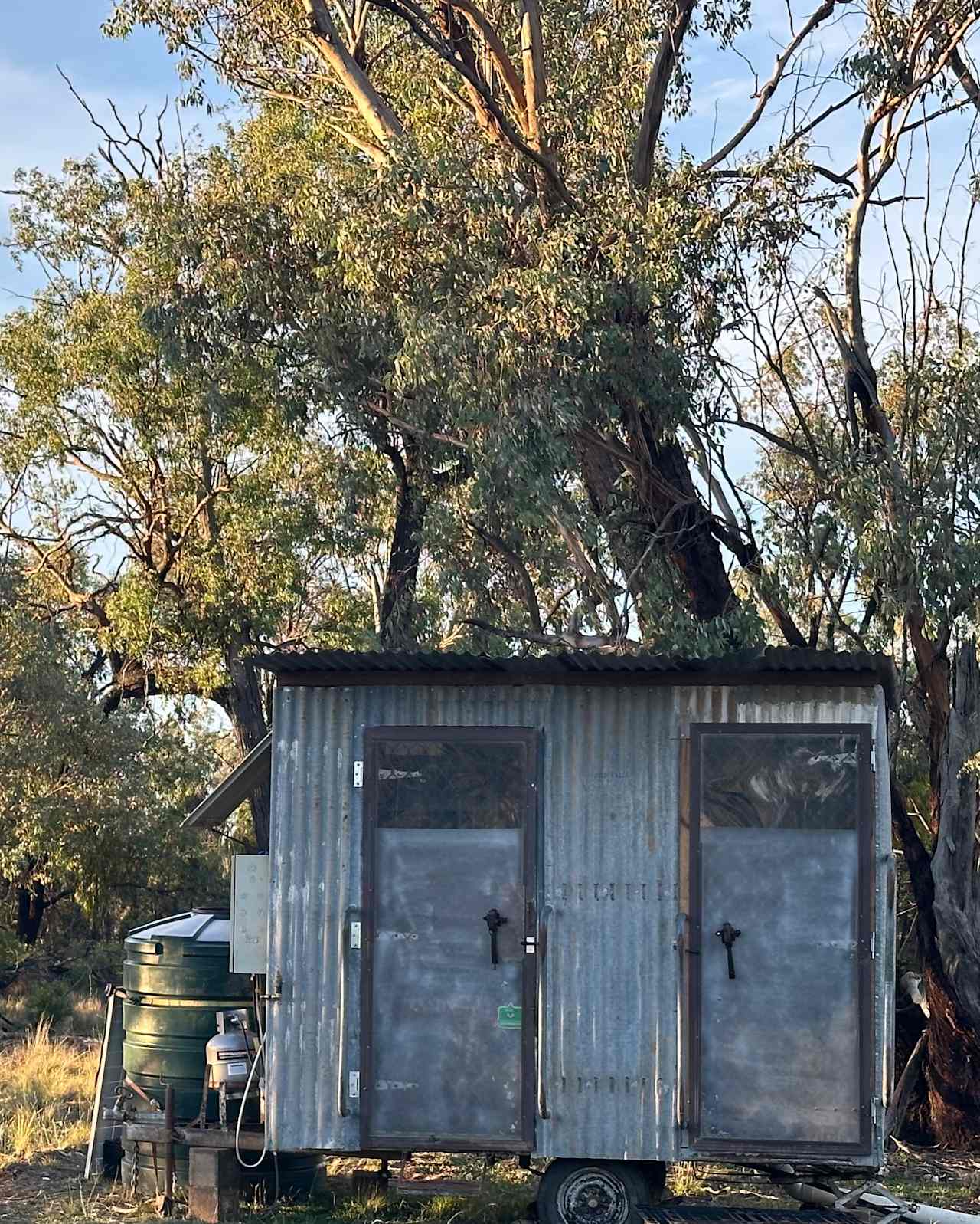 The Outlook - Amenities - Flushing toilet and hot shower