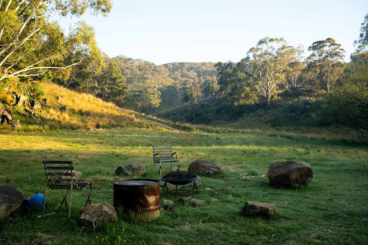 See the hills light up in the morning.