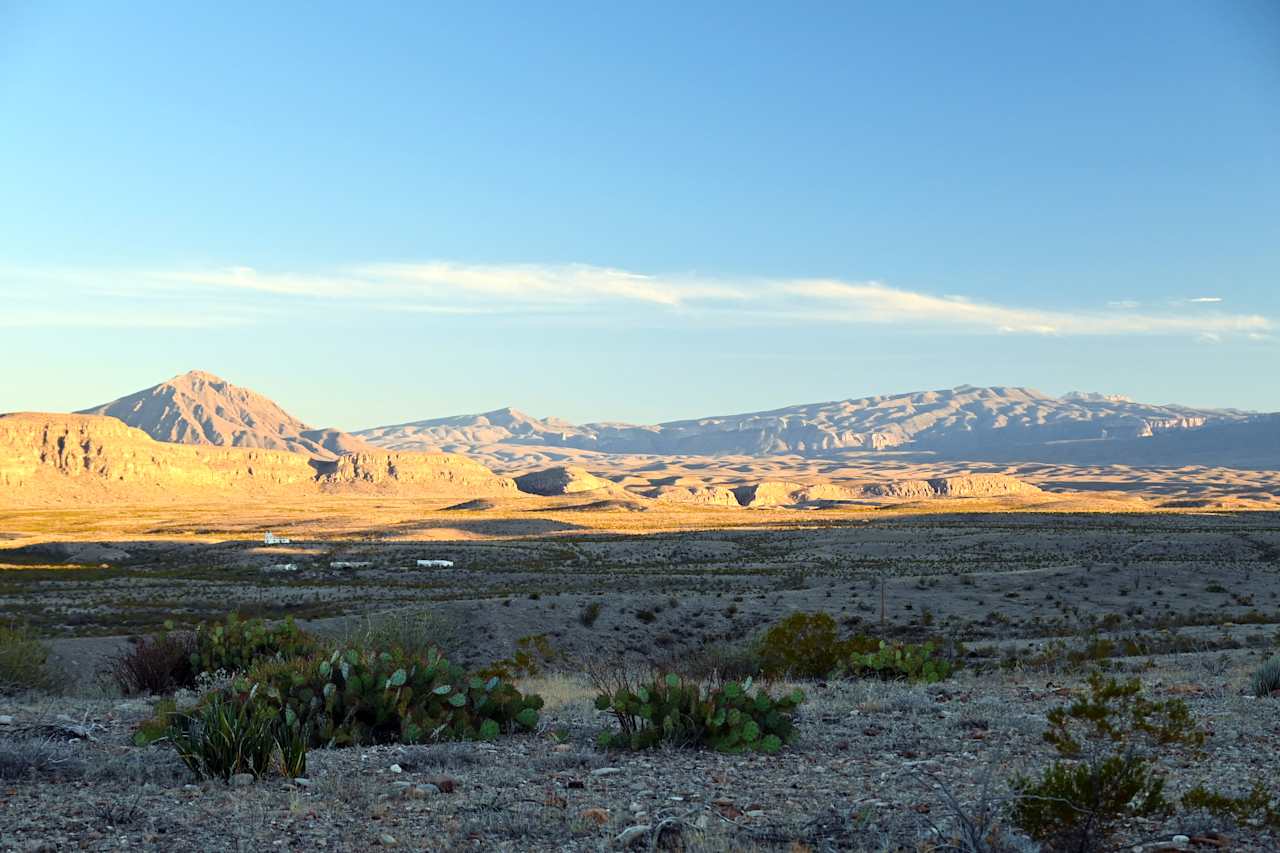 Views of Mexico from Campsites