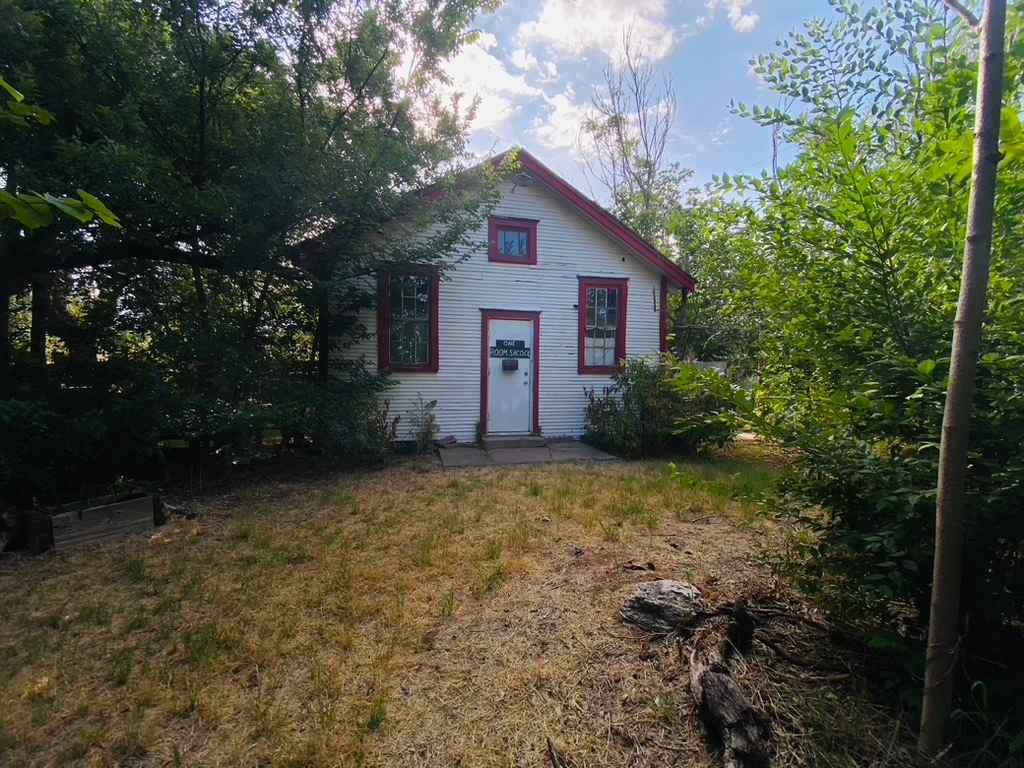 The 100-year old, One Room Schoolhouse is one of our accommodations at Sams Town.