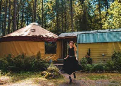 Paisley Paradise Yurt. It’s a magical place to stay. 