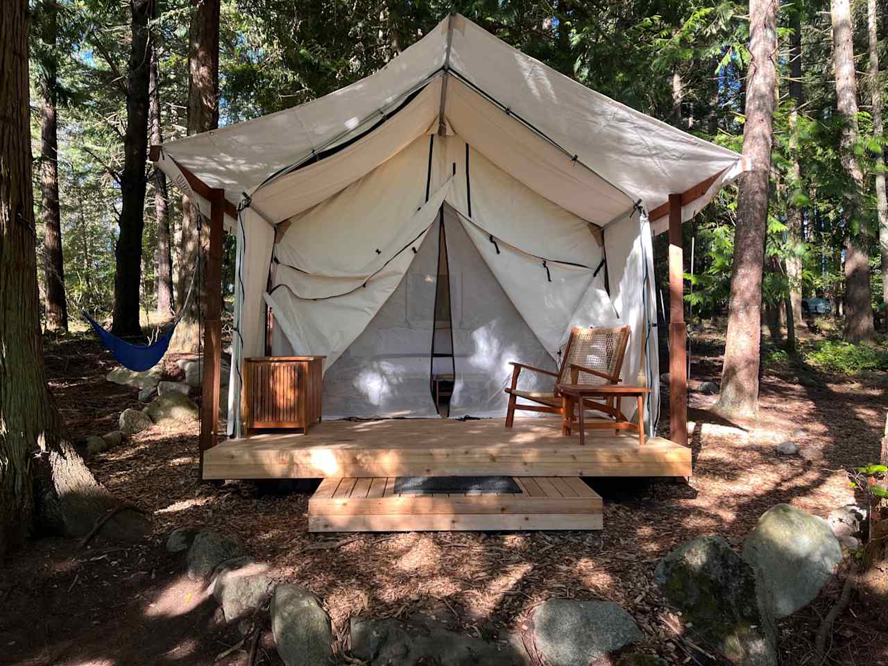 Serene Lopez Island Camping