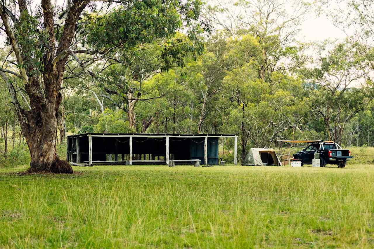 View of the camp setup