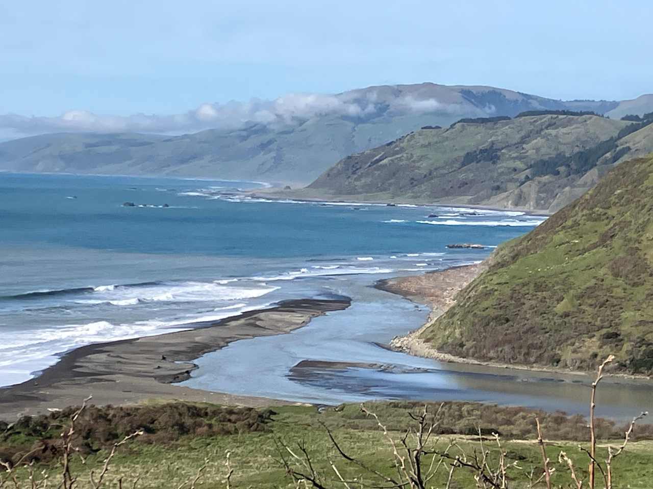 WOW! Just 5 miles drive from The Garden Cabin, the Mattole river basin  is an astonishing sight to see.