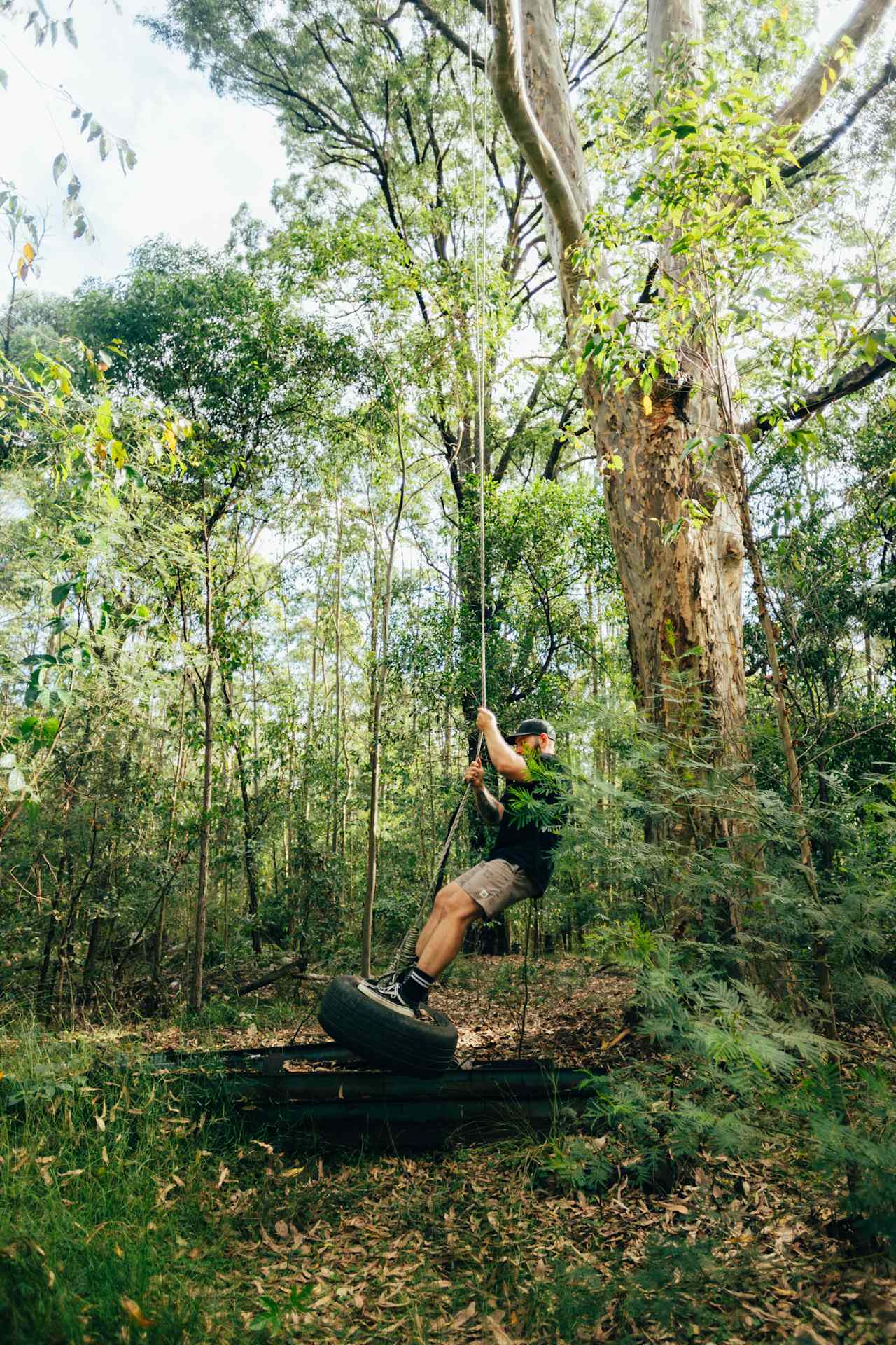 Feeling like kid again. Good old tyre swing 