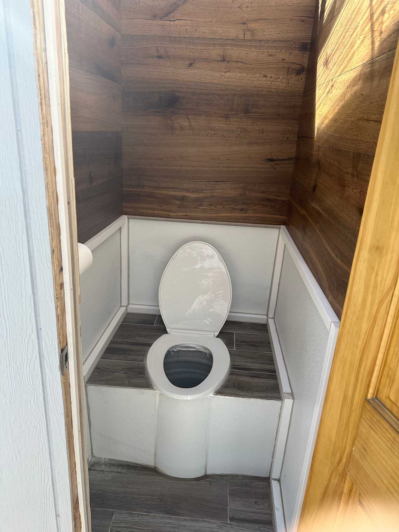 Outside toilet