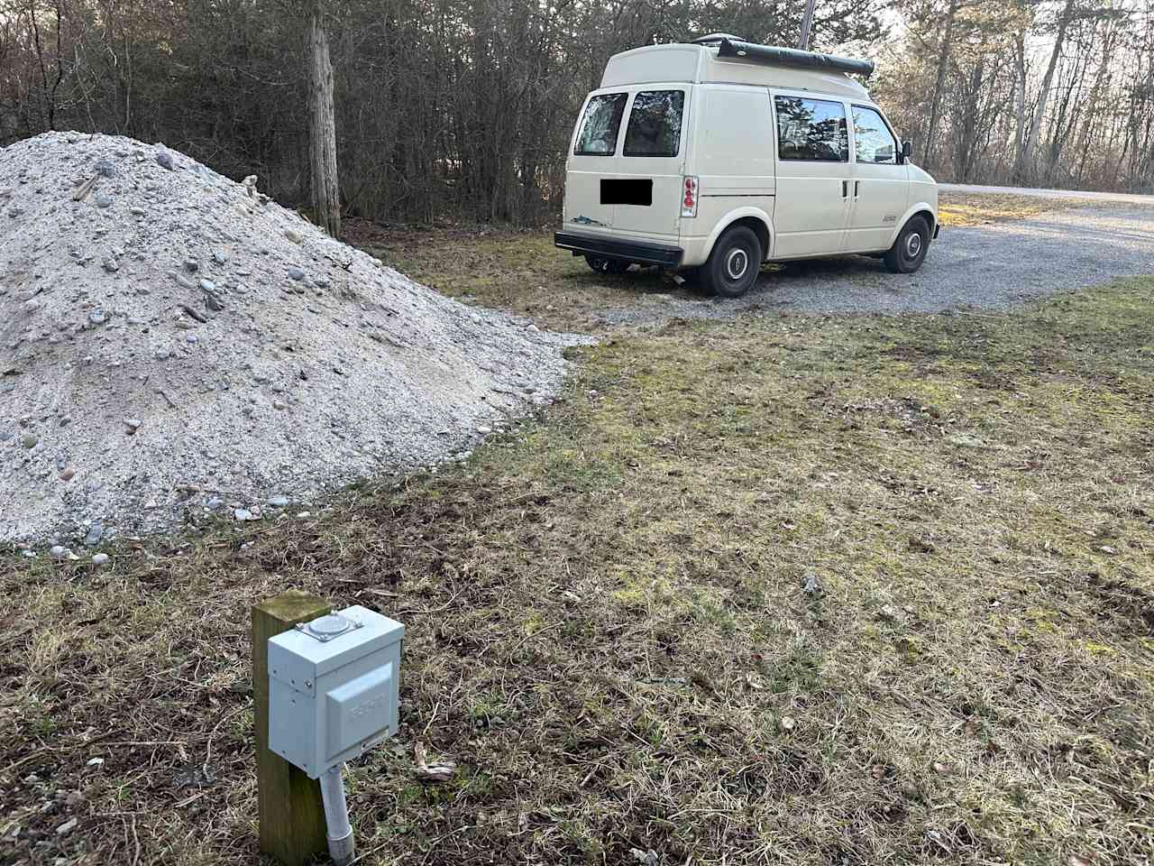 Chevy Astro on driveway