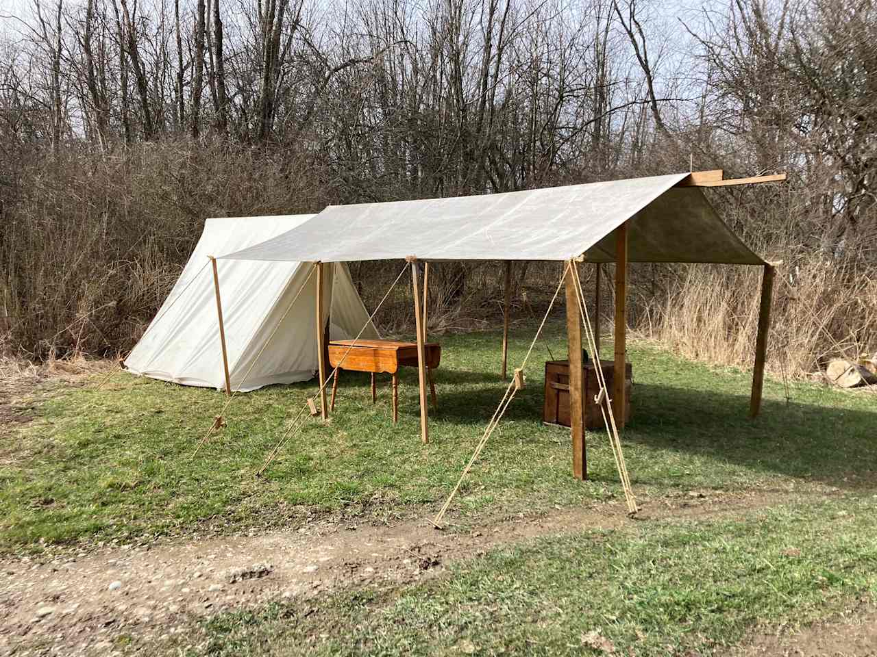 Old-Time Country Campsite