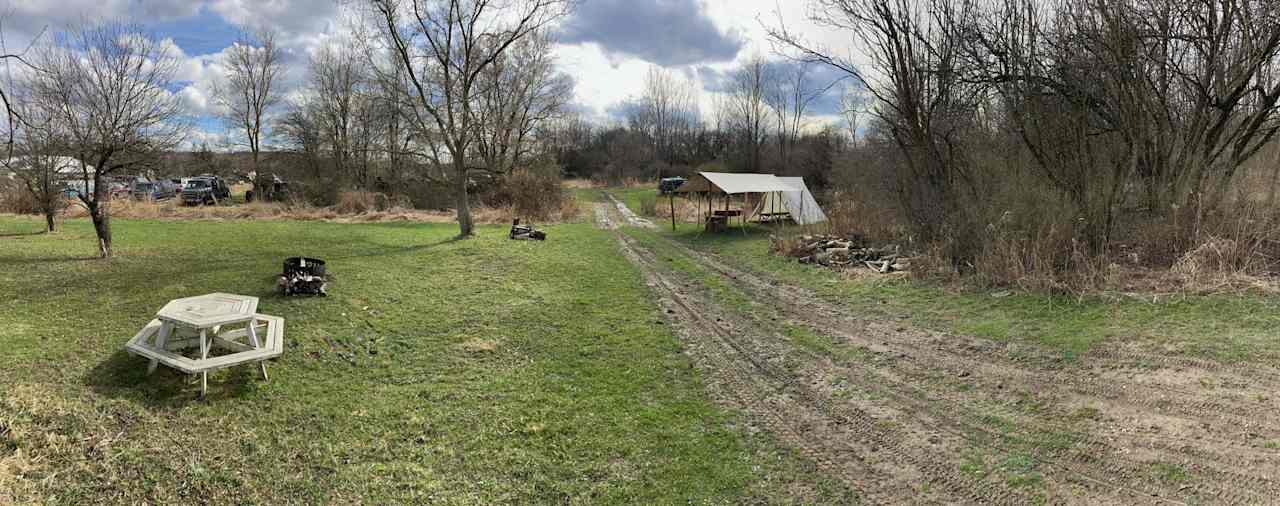 Old-Time Country Campsite