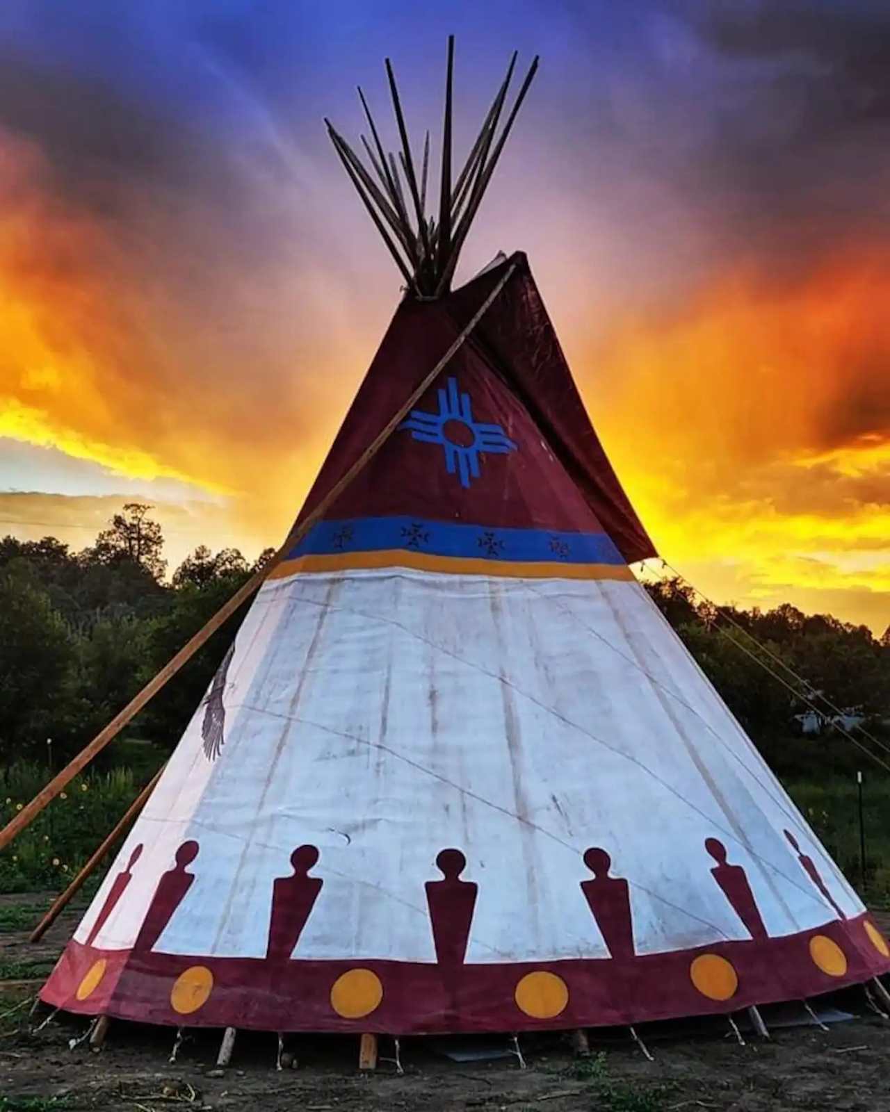 Dulce Base Tipi On The Jicarilla