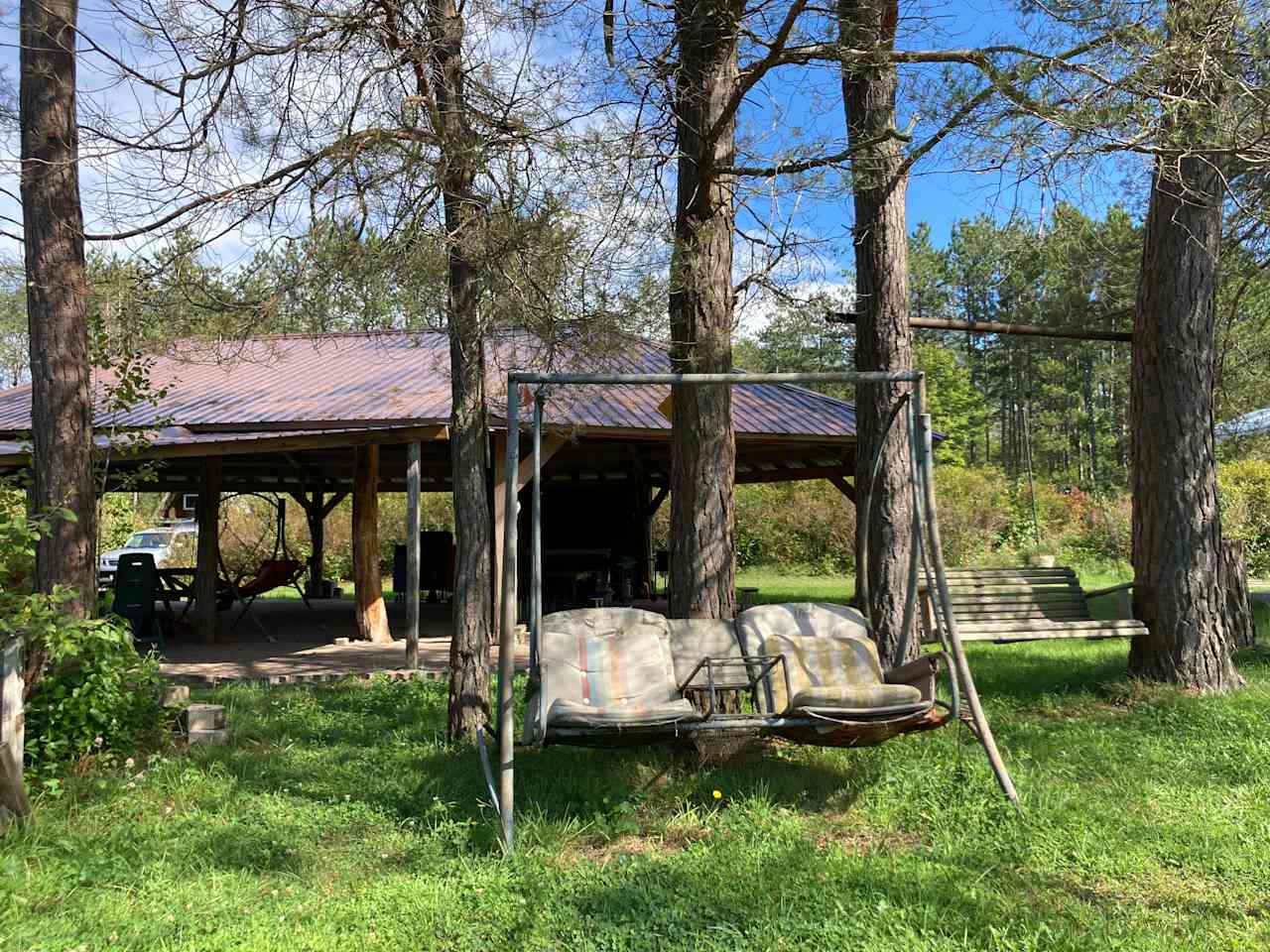 Camp on the Organic Blueberry Pond!