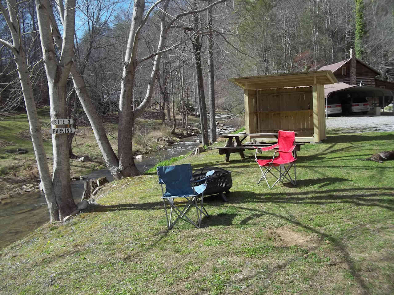 joyville, camping site on elk creek