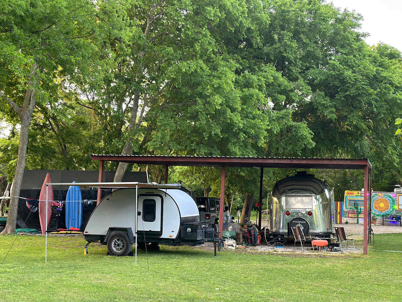 The RV Site was shared between two campers.