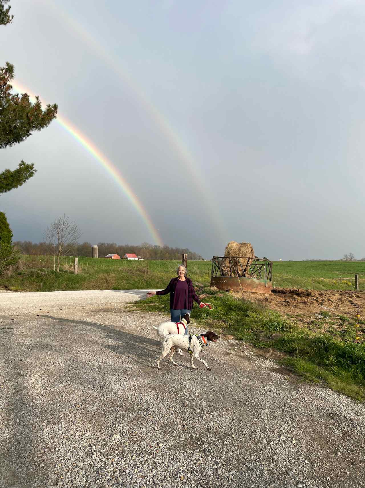 Double rainbow our first day