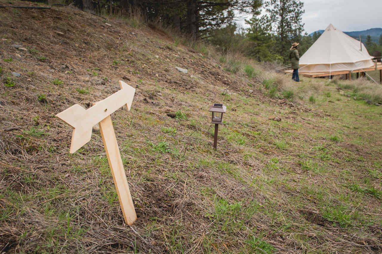 Another section of the path towards the picnic table, fire-pit and bathroom. 


Photo provided by @kaitmckayphotography