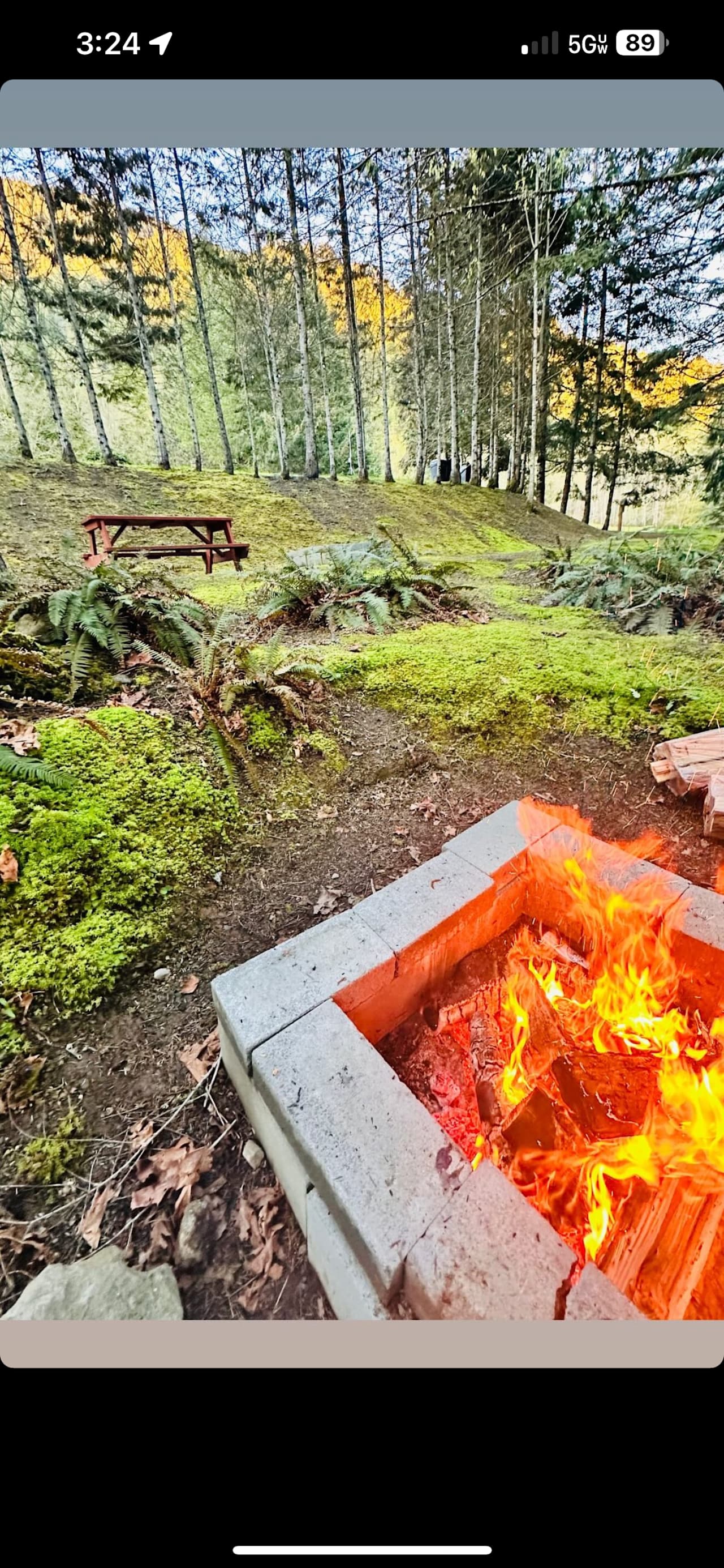 Well maintained fire pit!