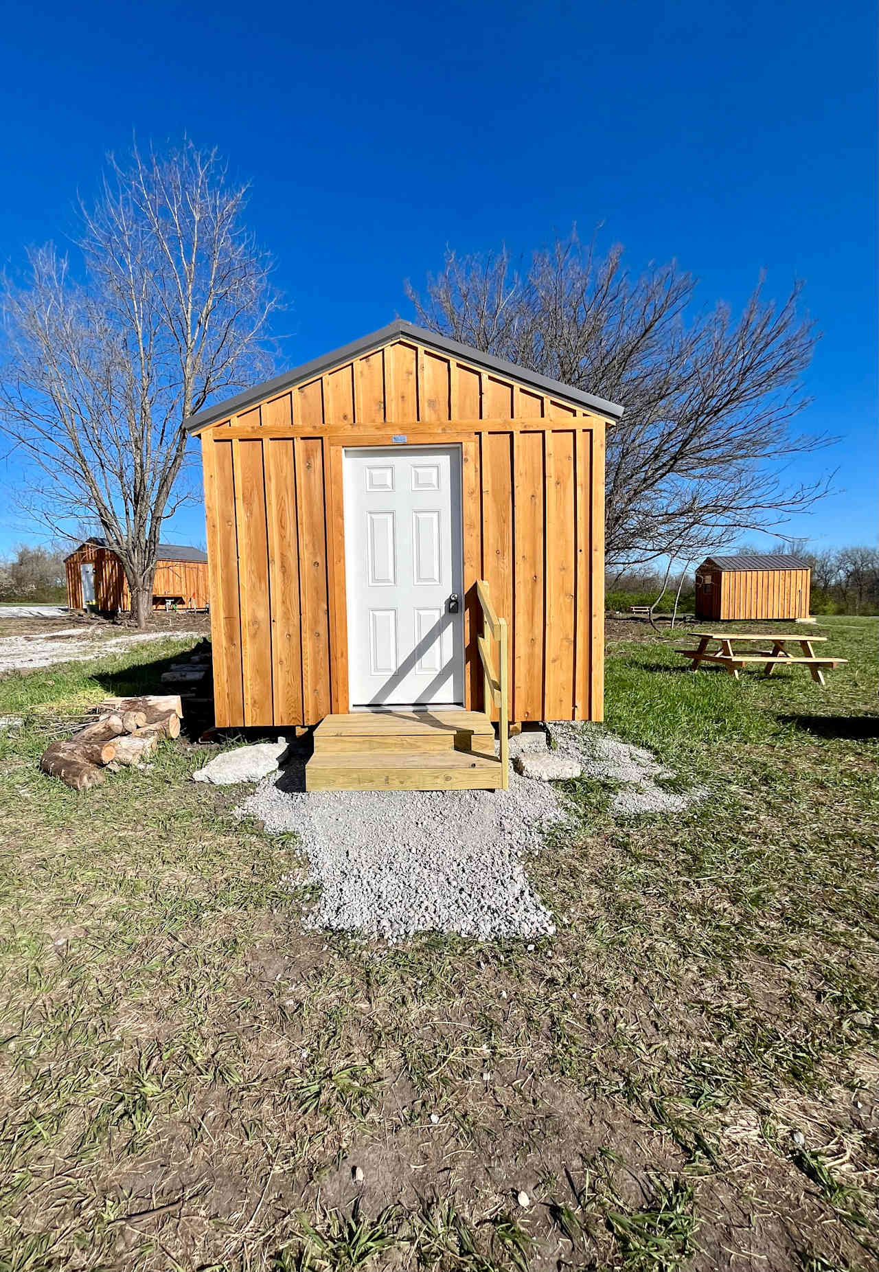 Our Amish built bunk houses are cozy and sturdy.