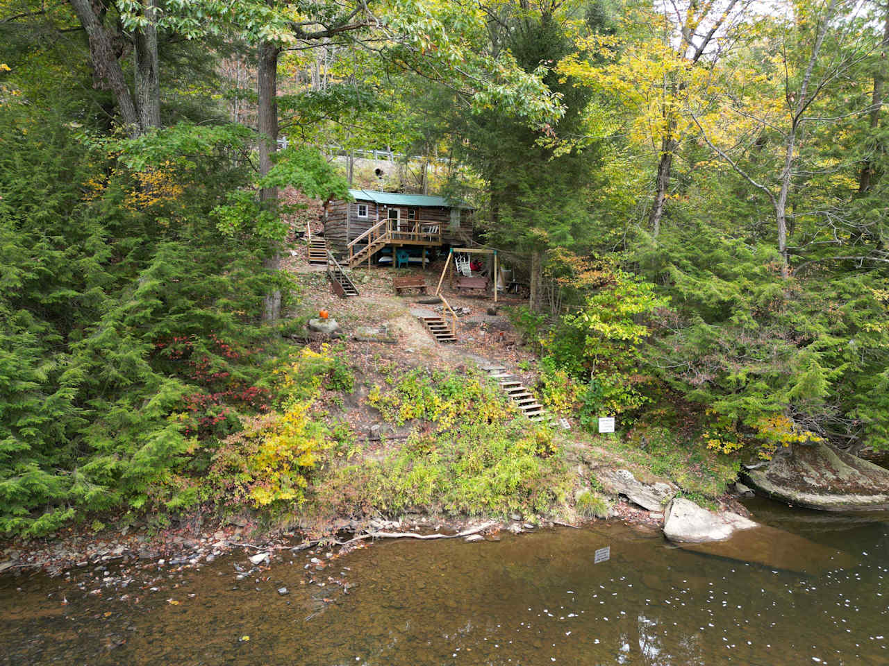 The Nest - Creekfront Cabin In ANF