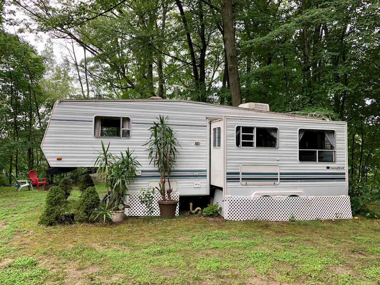 Spacious RV on Private Lake