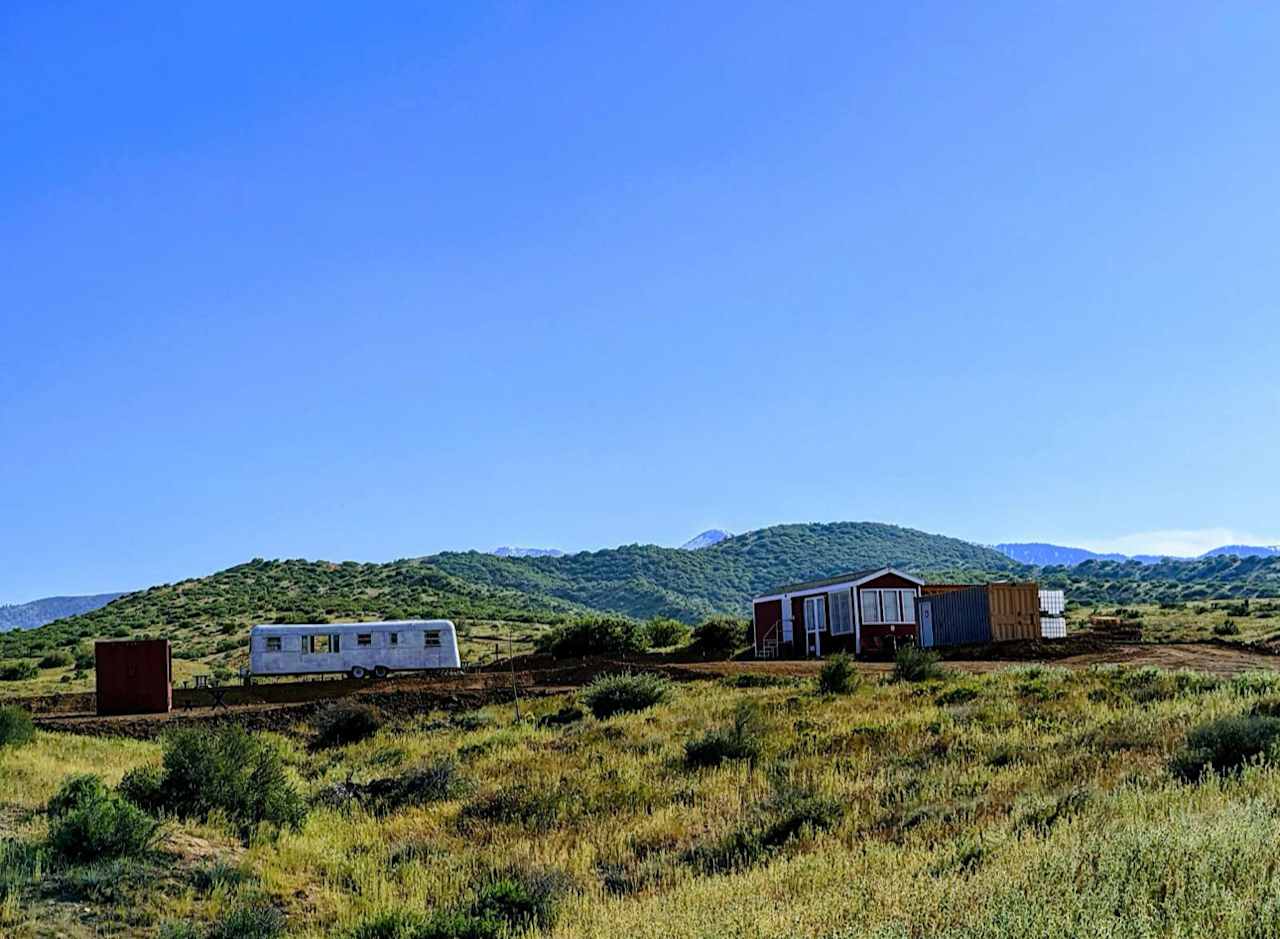 View of the whole ranch.  