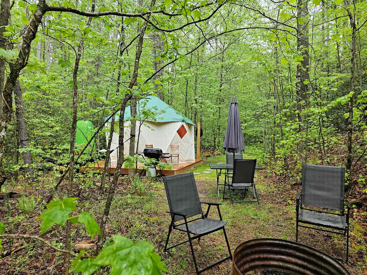 Yurt At Lake James And Fonta Flora