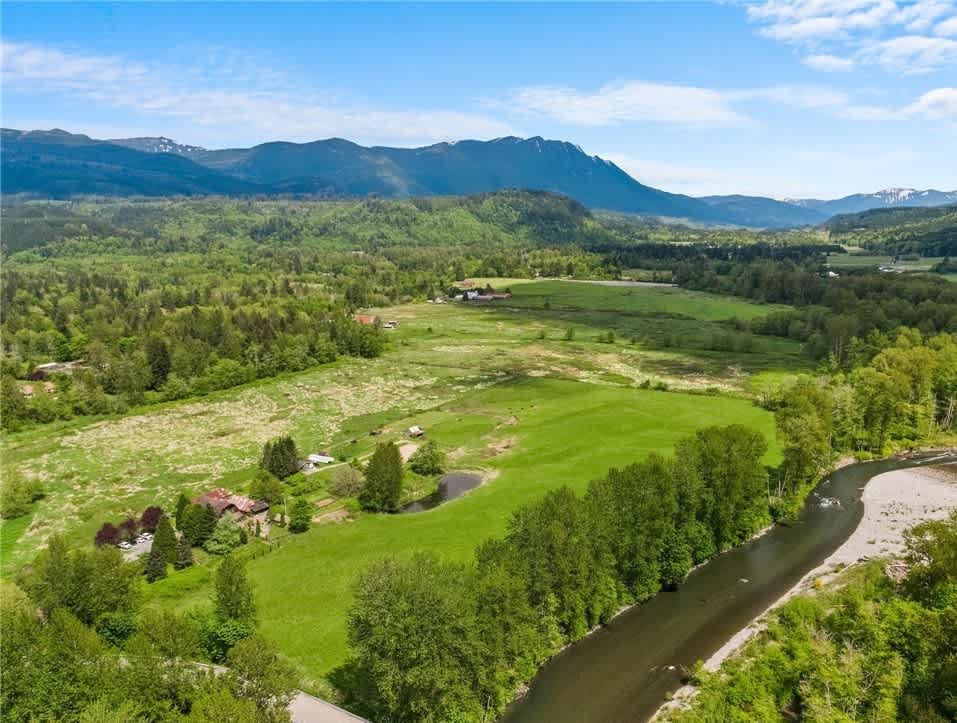 A view of the property looking NE.