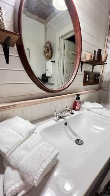 Relax in a newly remodeled bathroom!