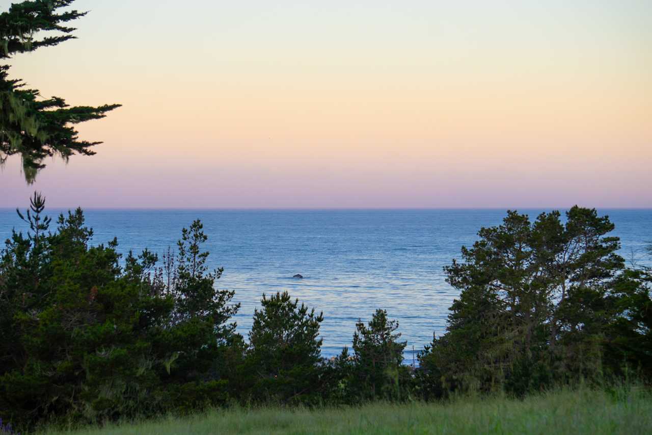 Sunrise views over the ocean