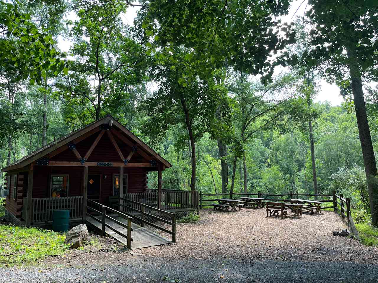 Epic Creekside Tent Sites & Cabins