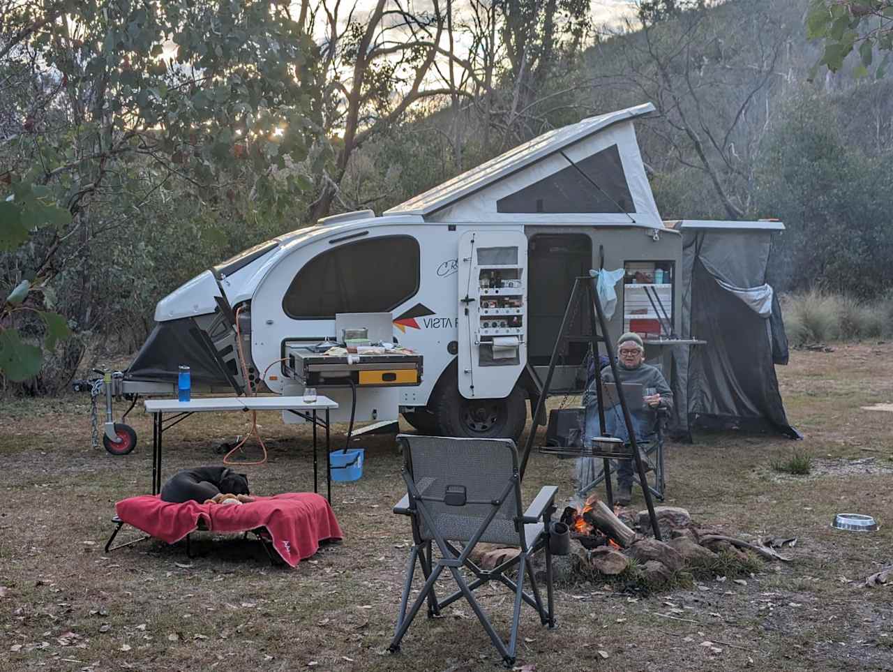 Comfortable camping 